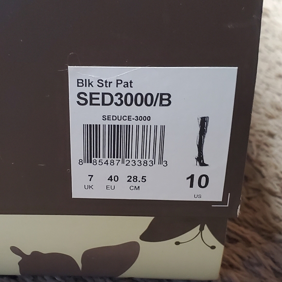 Pleaser Seduce 3000 black boots - Picture 2 of 8